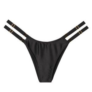 Victorias Secret BRAZILIAN Double Strap BLACK VS